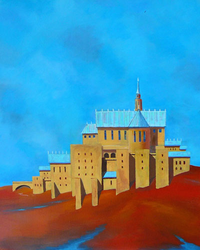 Citadel Acrylic on Canvas Painting